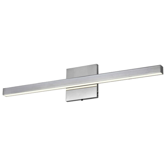 Chrome vanity light, by Maple, for bathroom