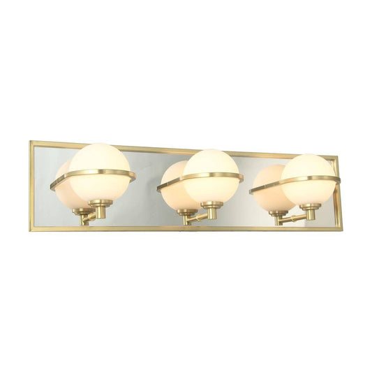 Gold vanity light, by Maple, for bathroom