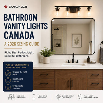 Bathroom Vanity Light Sizing: 2026 Guide for Canada