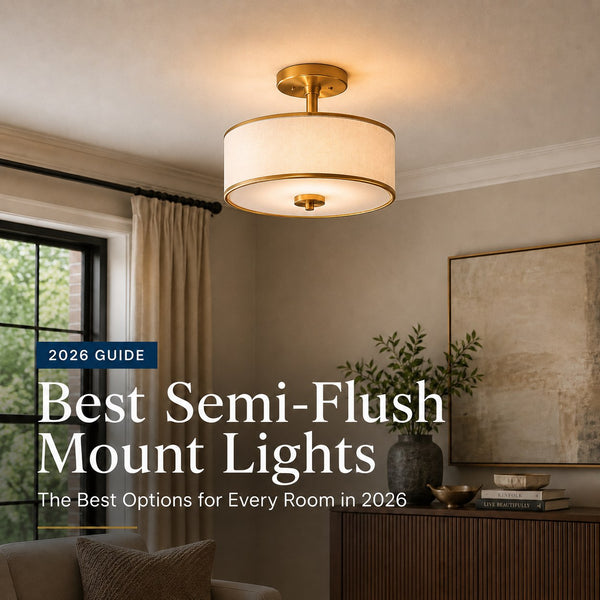 Best Semi-Flush Mount Lights 2026 Guide | Sparkle Light