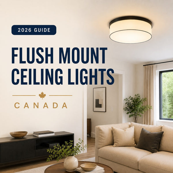 Flush Mount Ceiling Lights Canada: 2026 Low Ceiling Guide