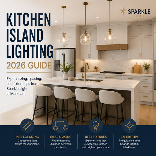 Kitchen Island Lighting Guide 2026 | Sparkle Light