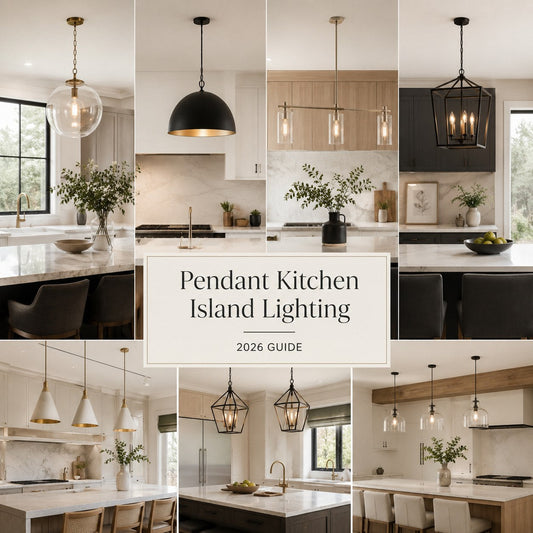 Kitchen Island Lighting 2026: Pendant Sizing & Style Guide