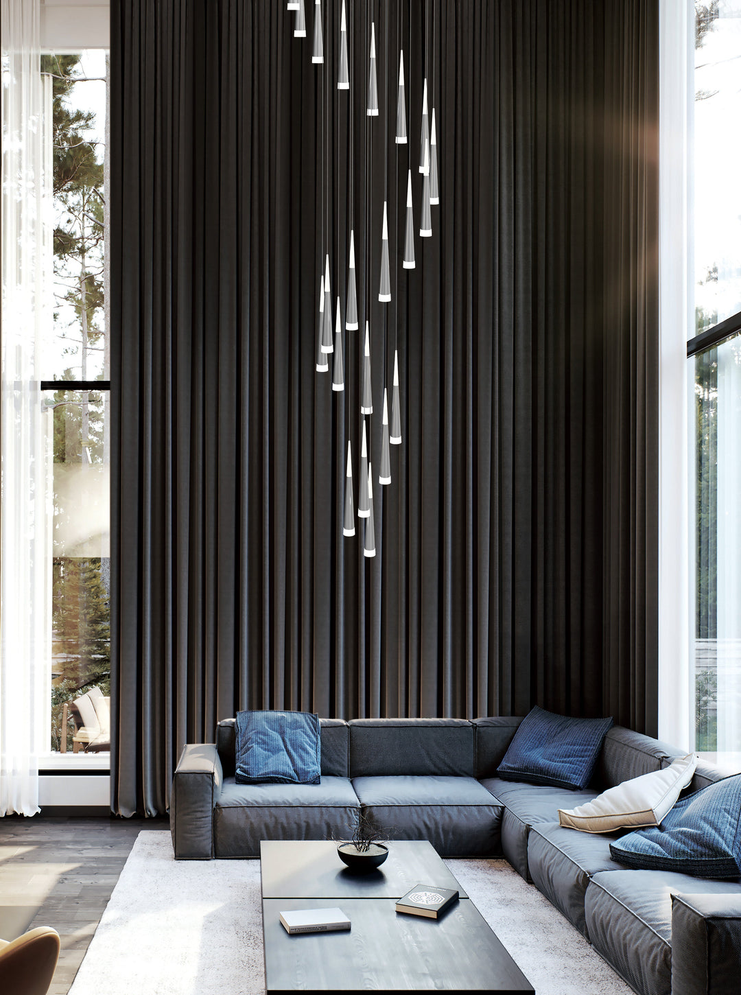 Elegant crystal chandelier available in the interior lighting specials collection.