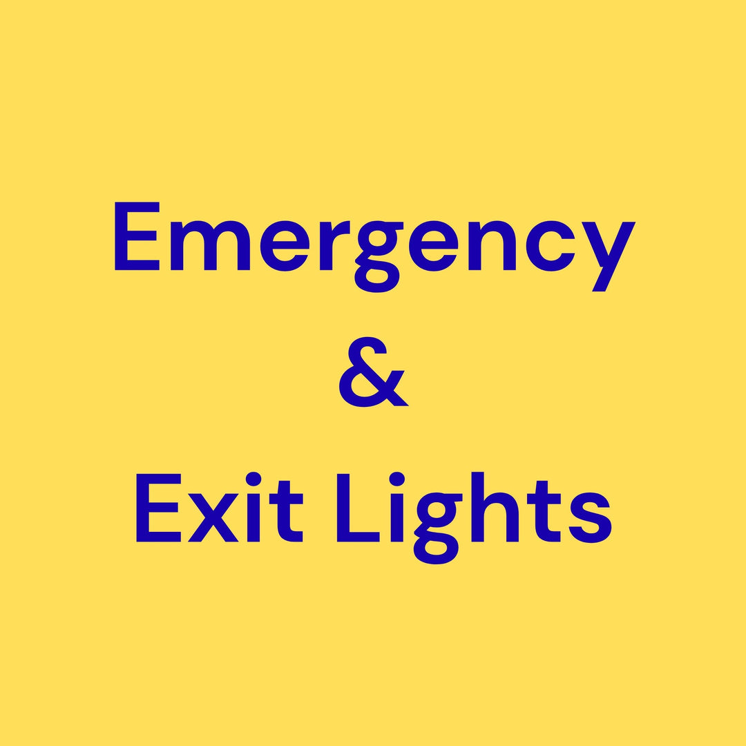 Emergency & Exit Lights