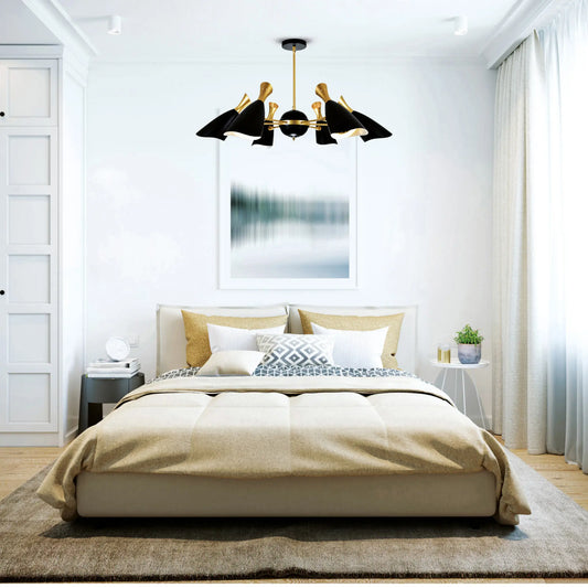 Pendant light, by CWI, for kitchen island or dining, angled view