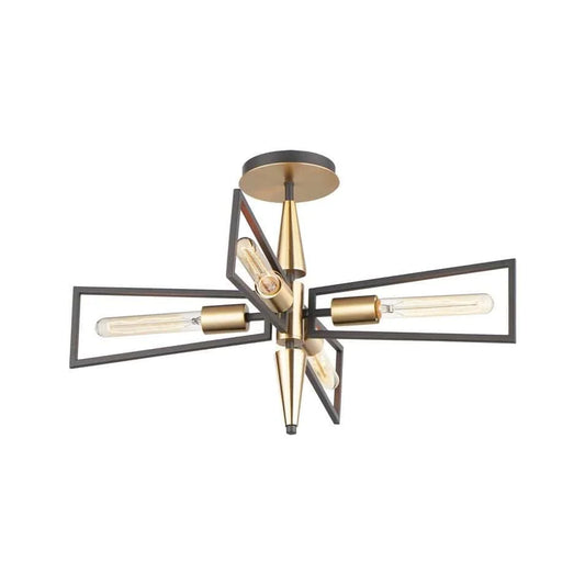 Semi-flush mount ceiling light, by Maxim, for hallway, bedroom, or entryway