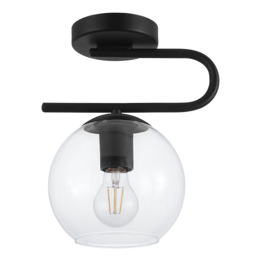 Flush-mount ceiling light, by EGLO, for hallway, bedroom, or entryway