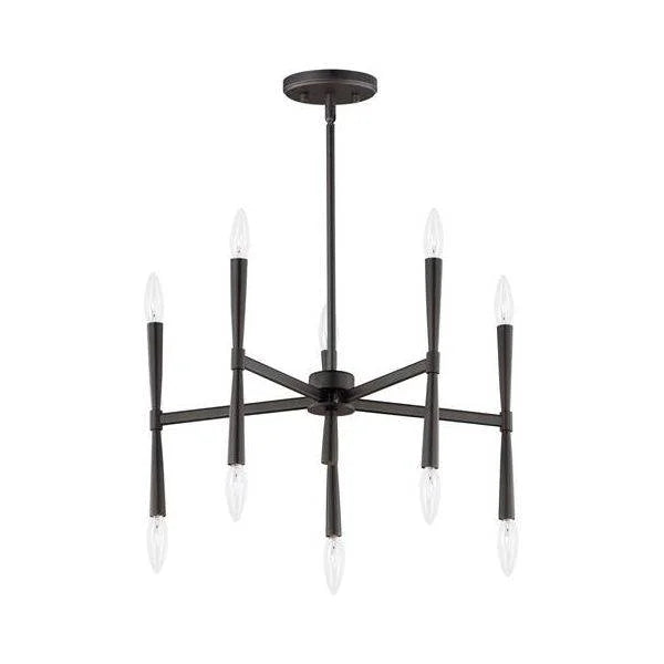 24625BK – Sparkle Light – Chandeliers-Contemporary