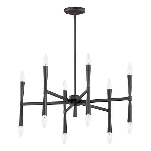 24626BK – Sparkle Light – Chandeliers-Contemporary