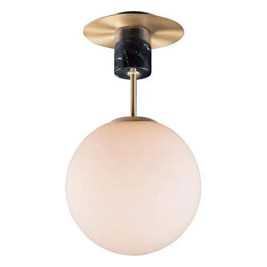 Semi-flush mount ceiling light, by Maxim, for hallway, bedroom, or entryway