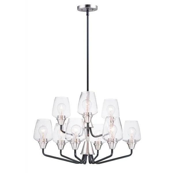 26127CLBKSN – Sparkle Light – Chandeliers-Contemporary