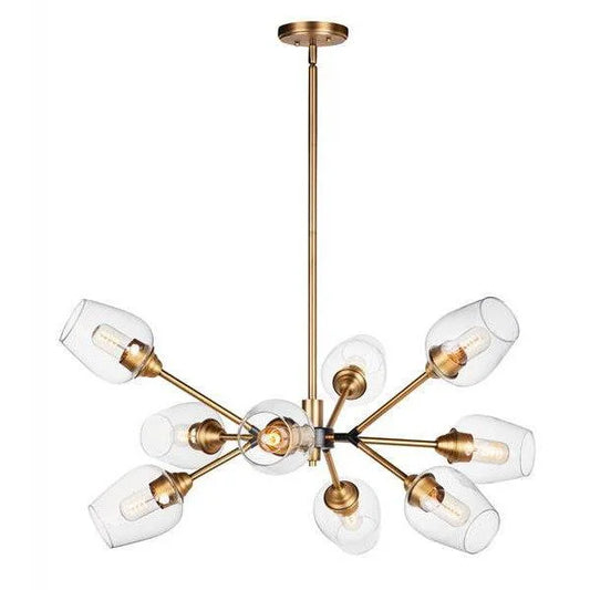 26345CLABBK – Sparkle Light – Chandeliers-Contemporary