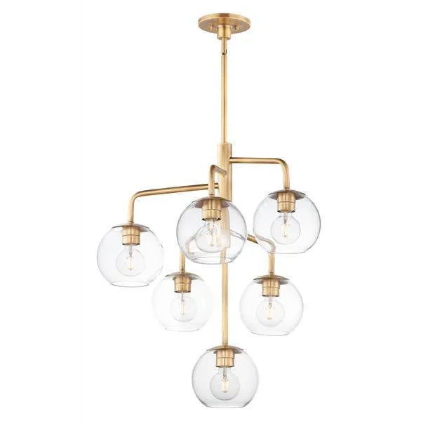 38416CLNAB – Sparkle Light – Chandeliers-Contemporary