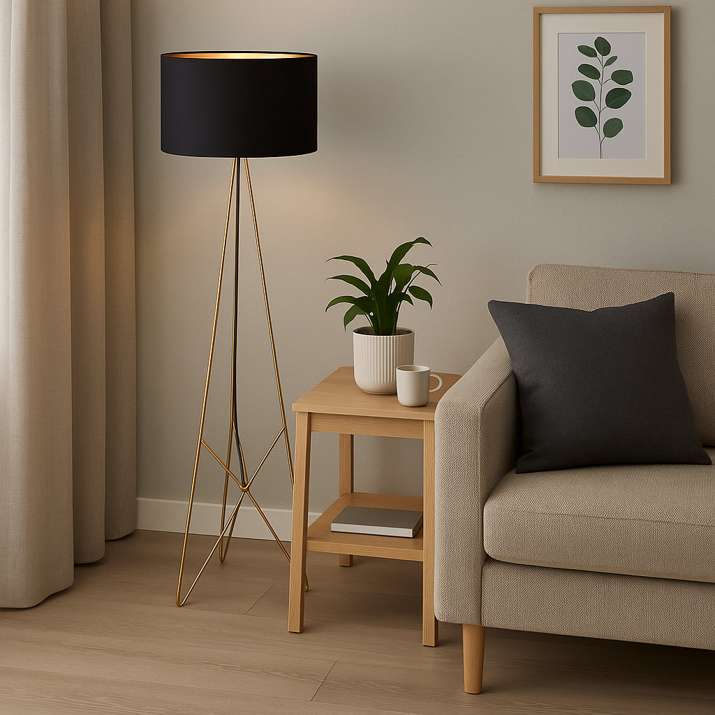 Light fixture, by EGLO, angled view