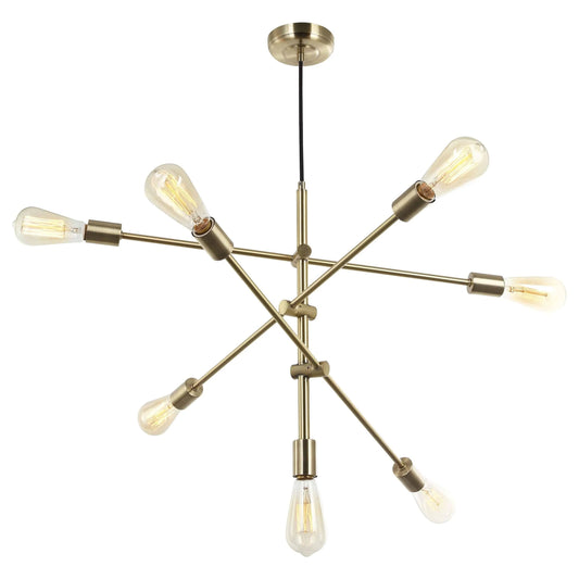 Aged brass pendant light, by Dainolite, for kitchen island or dining