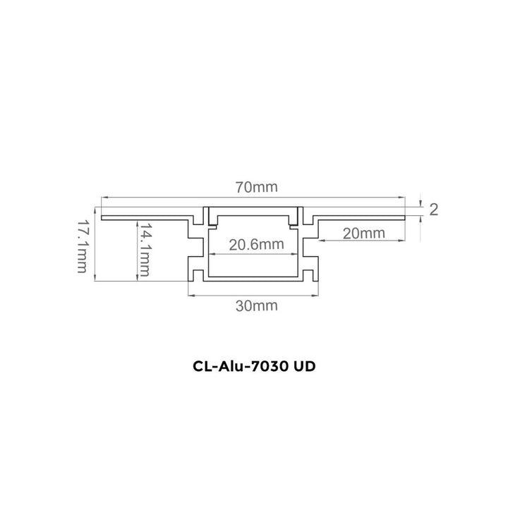 CL-Alu-7030-SL (Bendable series)