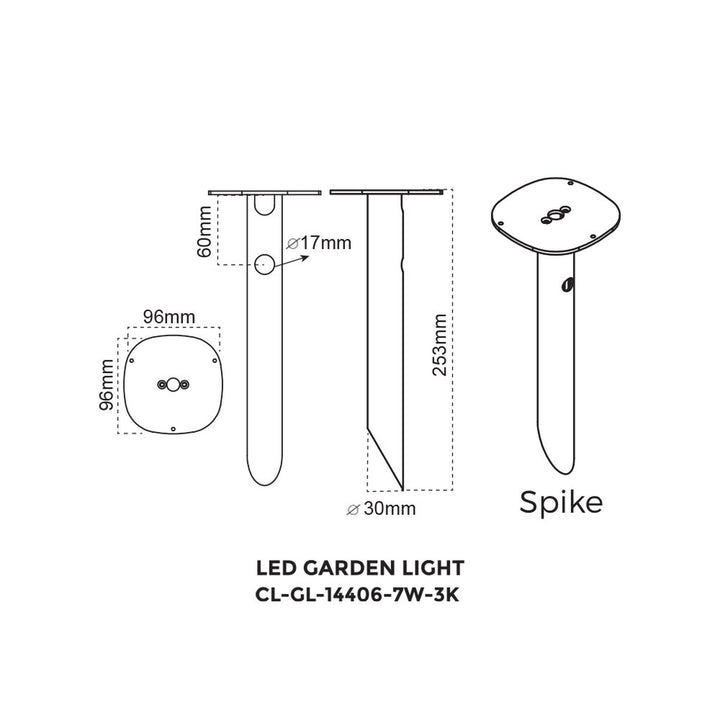CL-GL-14406-7W-3K-BL