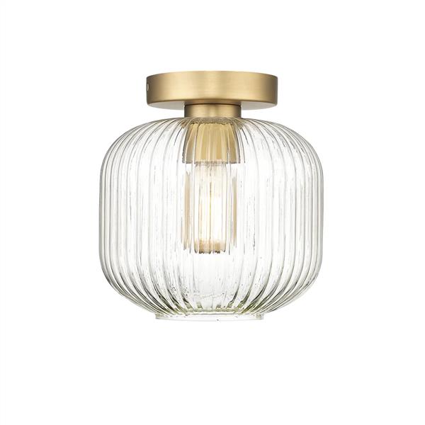 Flush-mount ceiling light, by Moderno, for hallway, bedroom, or entryway
