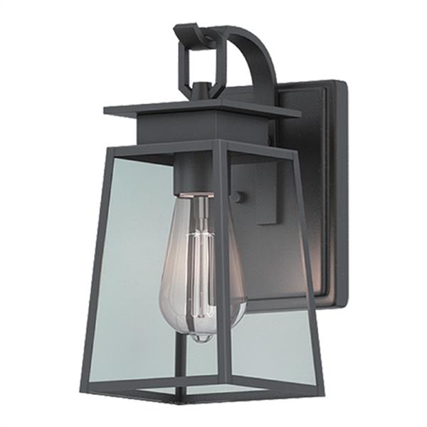 Black wall sconce, by Votatec, for hallway or living room