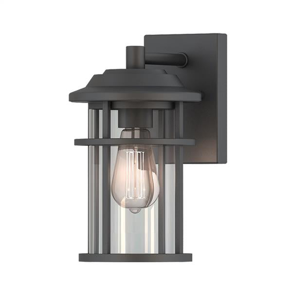 Black wall sconce, by Votatec, for hallway or living room