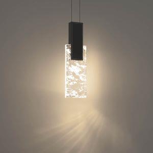 Black pendant light, by Schonbek, for kitchen island or dining