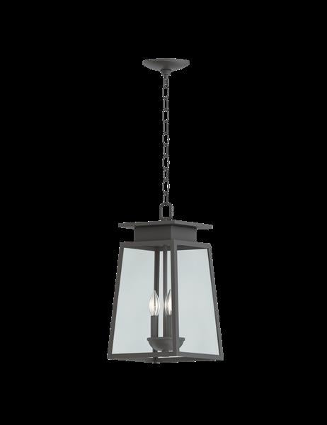Black ceiling light, by Votatec, for hallway, bedroom, or entryway