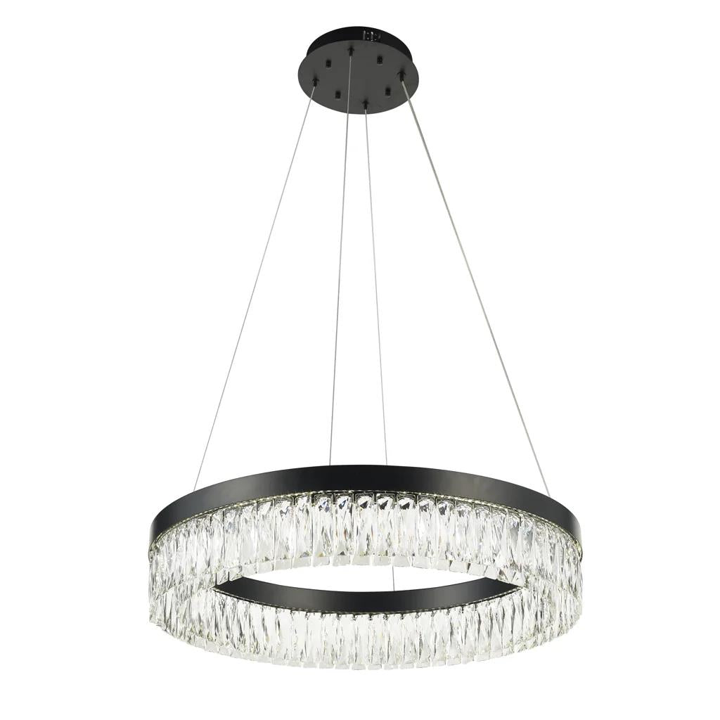 Black chandelier, by Maple