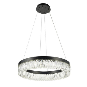 Black chandelier, by Maple