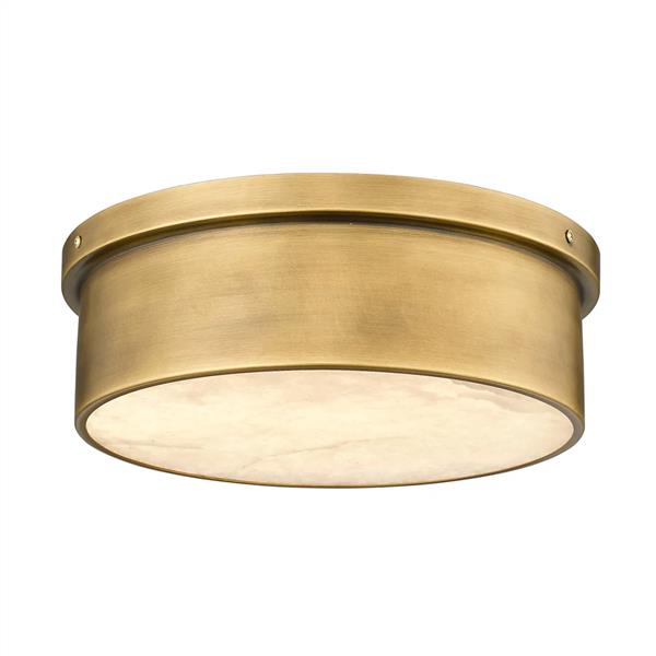 Flush-mount ceiling light, by Moderno, for hallway, bedroom, or entryway