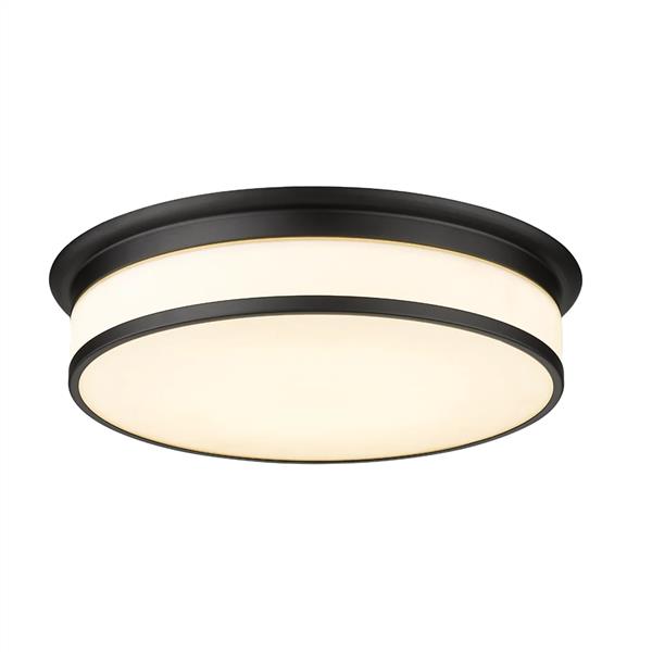 Flush-mount ceiling light, by Moderno, for hallway, bedroom, or entryway