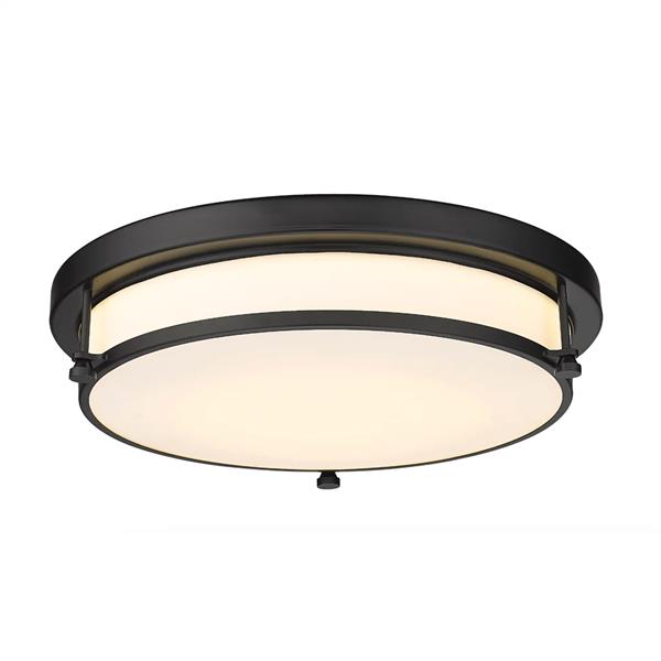 Flush-mount ceiling light, by Moderno, for hallway, bedroom, or entryway