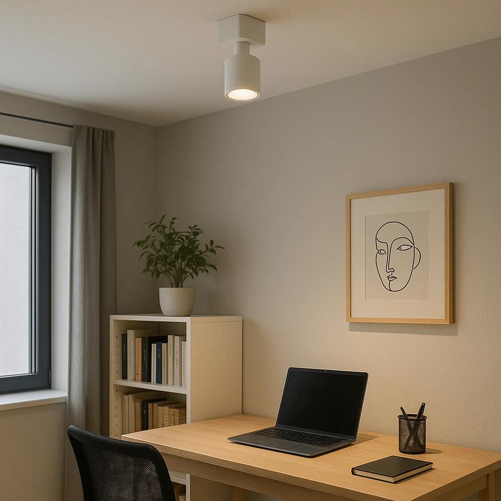 Track light, by Cano Light, for kitchen or studio, angled view