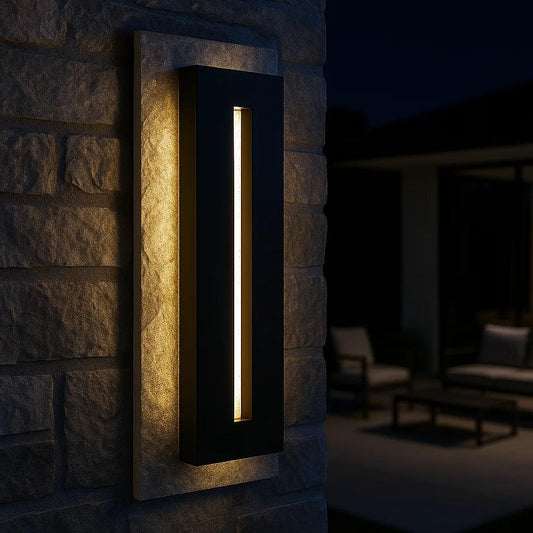 Wall sconce, by Quoizel, for hallway or living room, angled view