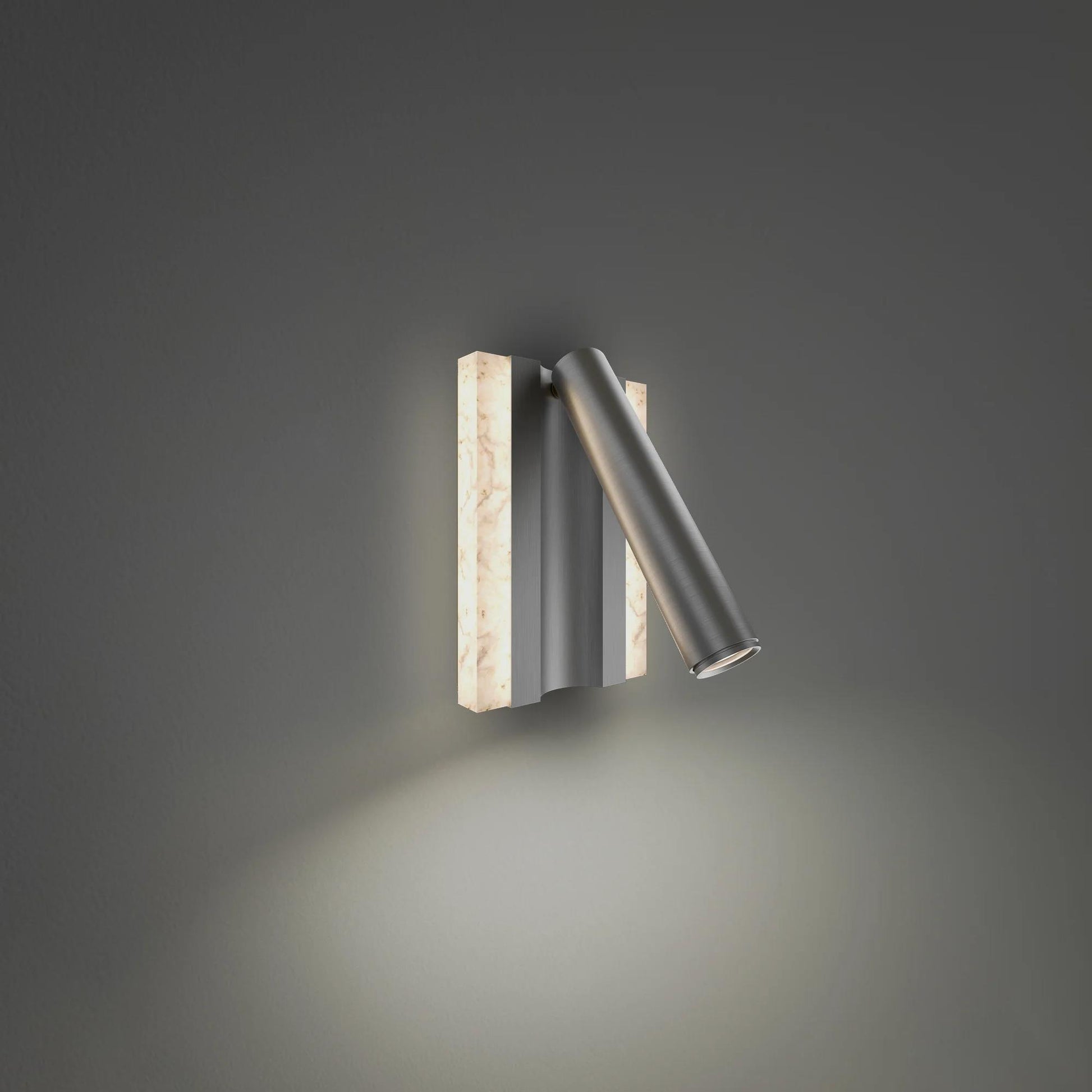 Aged brass finish wall sconce, by Modern Forms, for hallway or living room