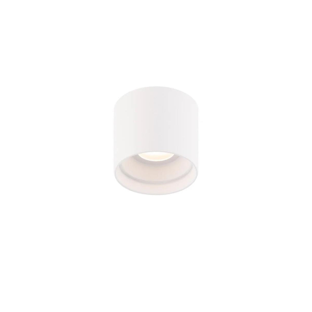 White finish ceiling light, by Modern Forms, for hallway, bedroom, or entryway