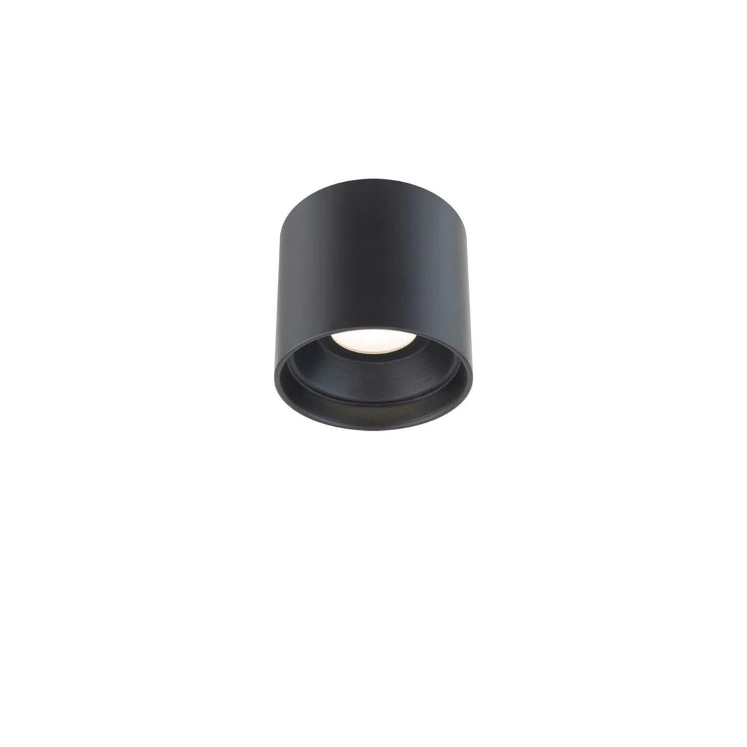 Black finish ceiling light, by Modern Forms, for hallway, bedroom, or entryway