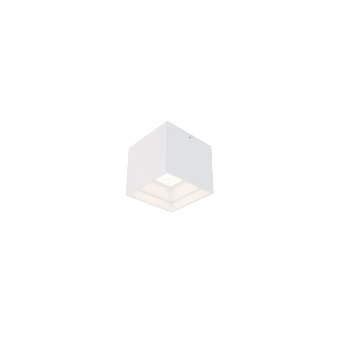 White finish ceiling light, by Modern Forms, for hallway, bedroom, or entryway