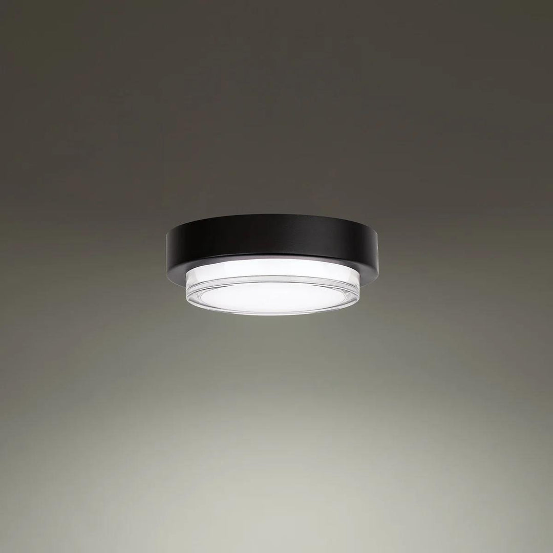 Black finish ceiling light, by Modern Forms, for hallway, bedroom, or entryway