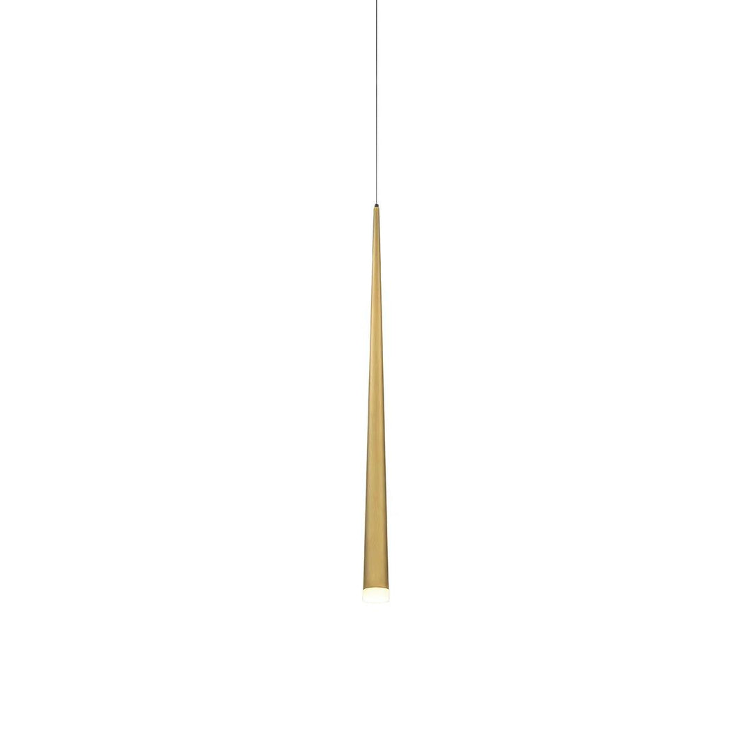 Aged brass finish pendant light, by Modern Forms, for kitchen island or dining
