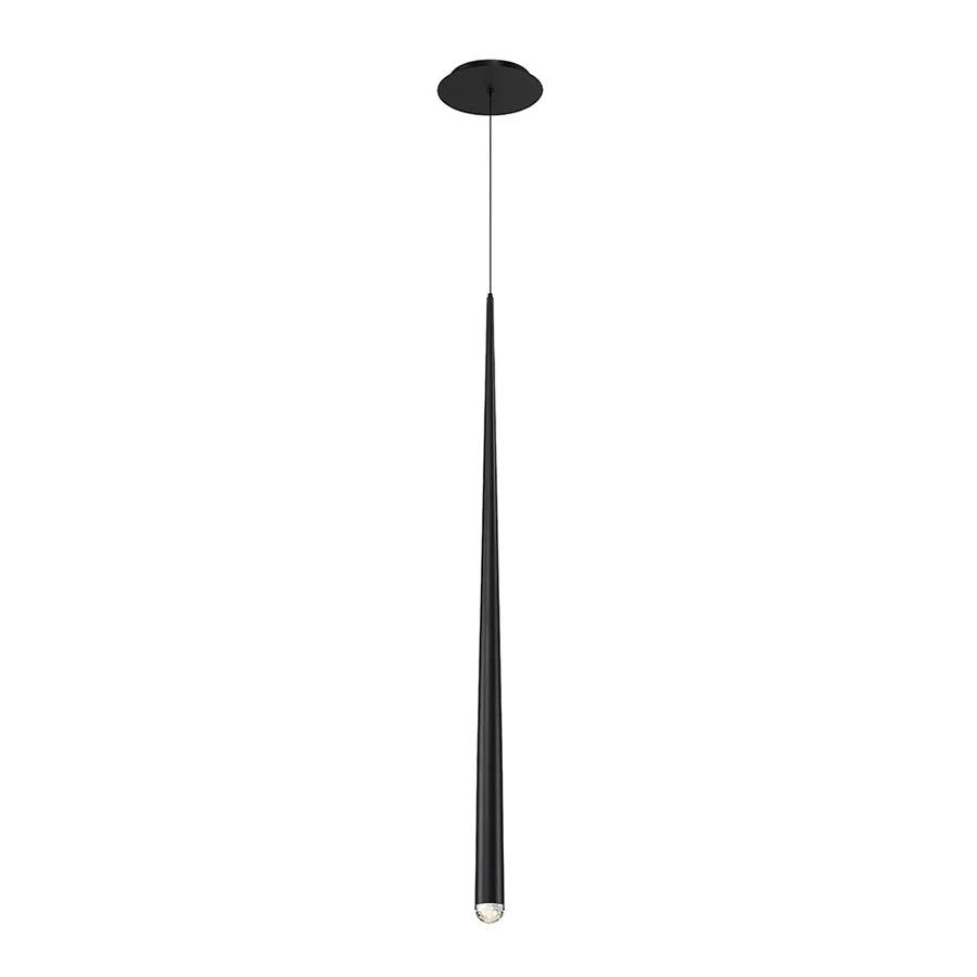 Black finish pendant light, by Modern Forms, for kitchen island or dining