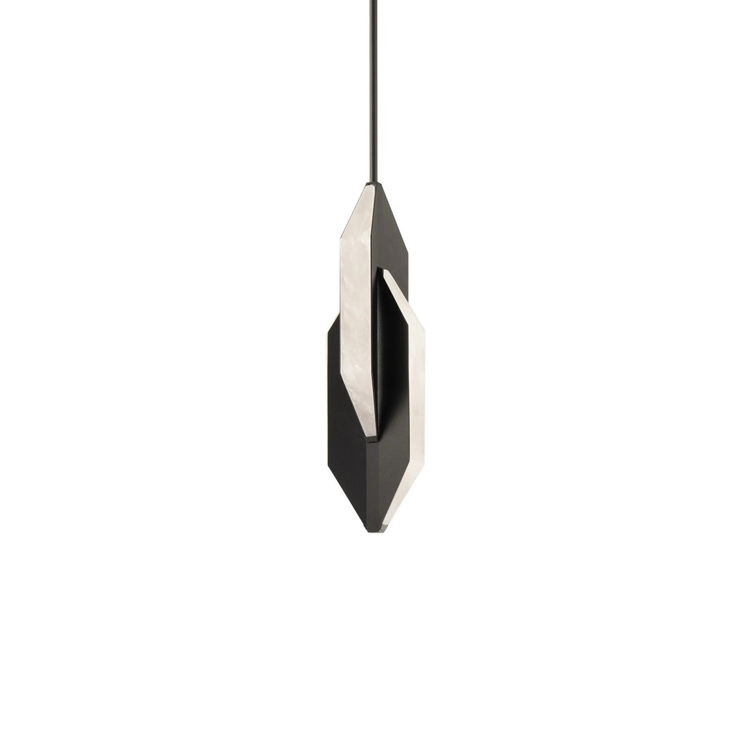 Black finish pendant light, by Modern Forms, for kitchen island or dining