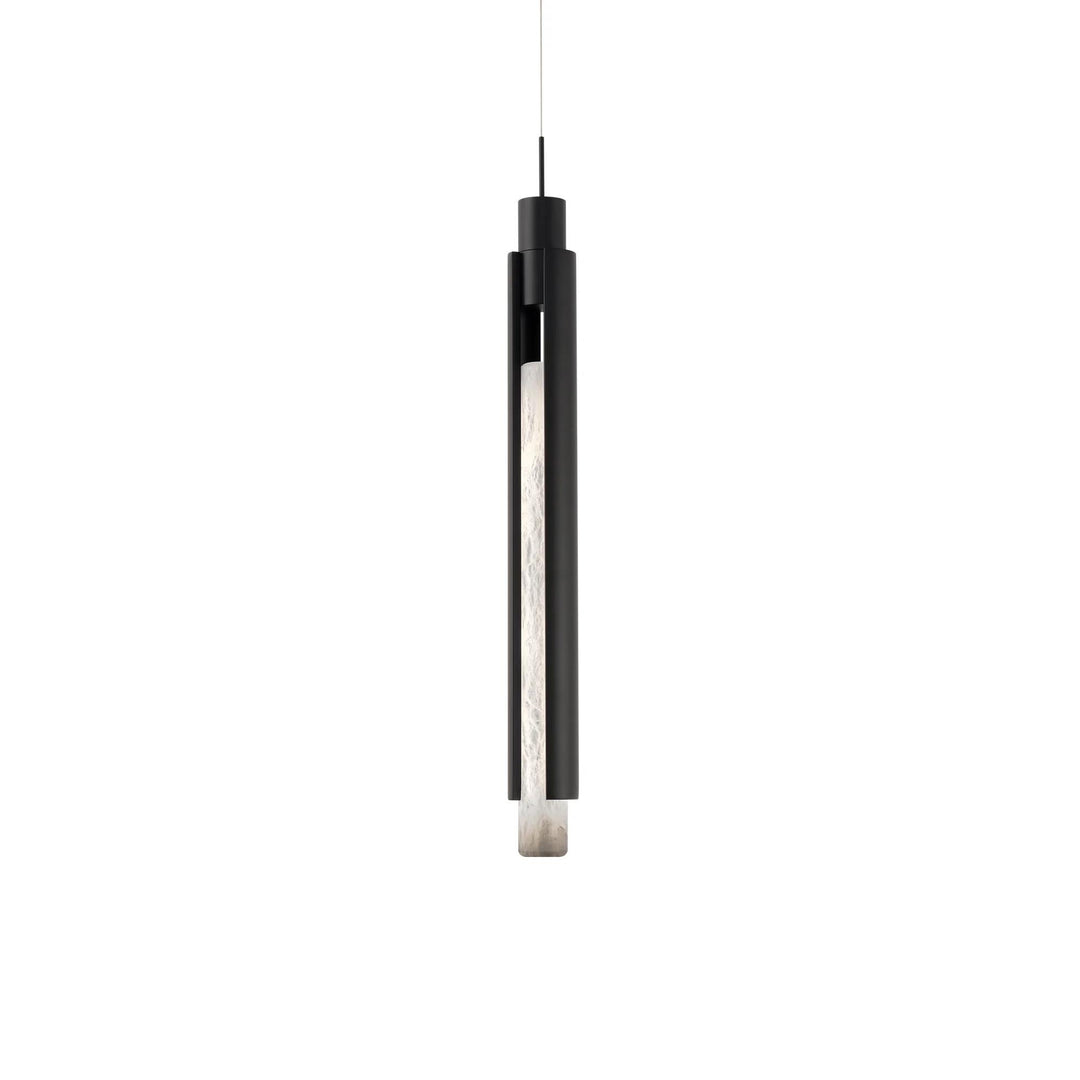 Black finish pendant light, by Modern Forms, for kitchen island or dining