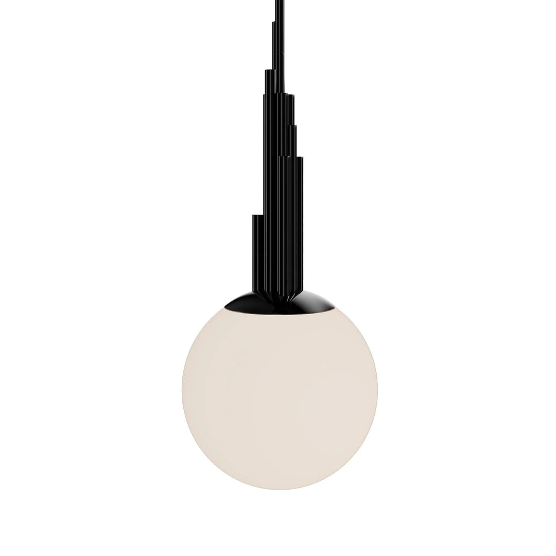Aged brass finish pendant light, by Modern Forms, for kitchen island or dining