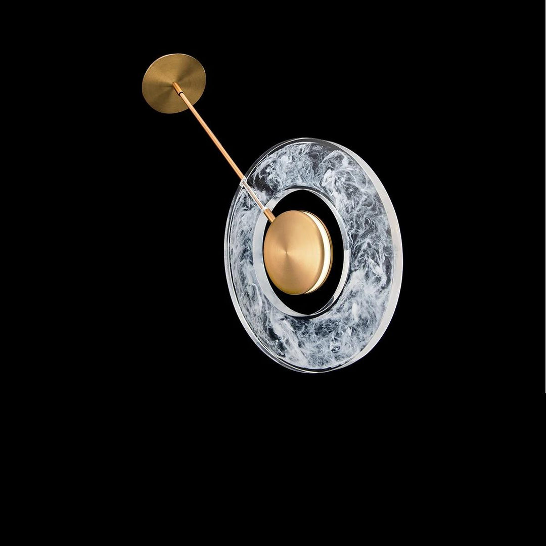Aged brass finish pendant light, by Modern Forms, for kitchen island or dining