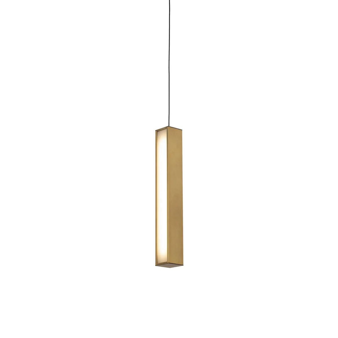 Aged brass finish pendant light, by Modern Forms, for kitchen island or dining