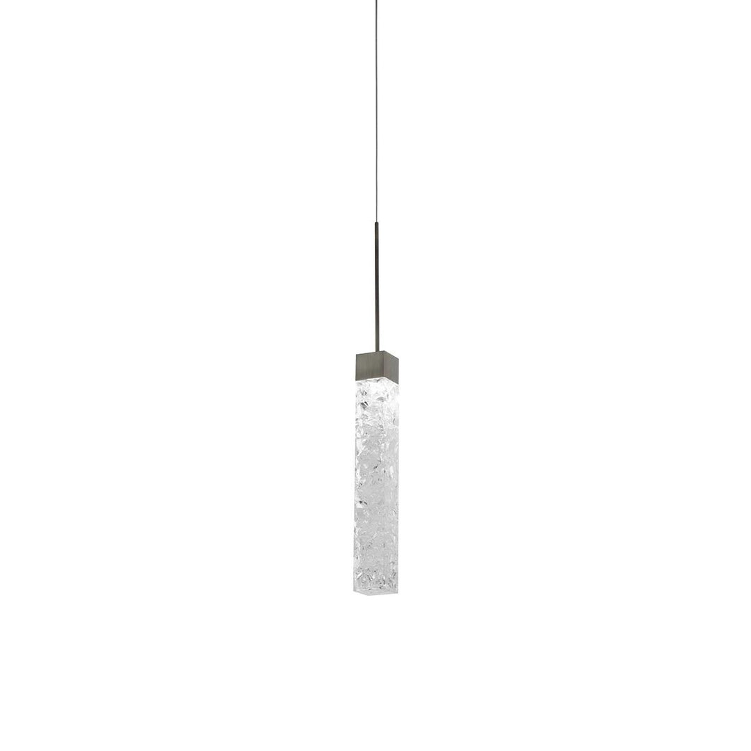 Antique nickel finish pendant light, by Modern Forms, for kitchen island or dining