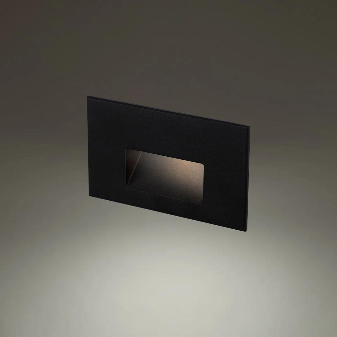 LED black finish wall sconce, by Modern Forms, for hallway or living room