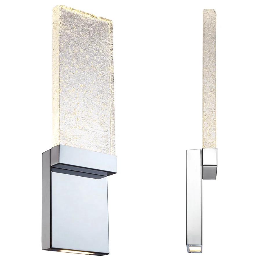 Chrome finish vanity light, by Modern Forms, for bathroom