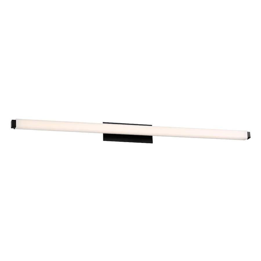 Black finish vanity light, by Modern Forms, for bathroom